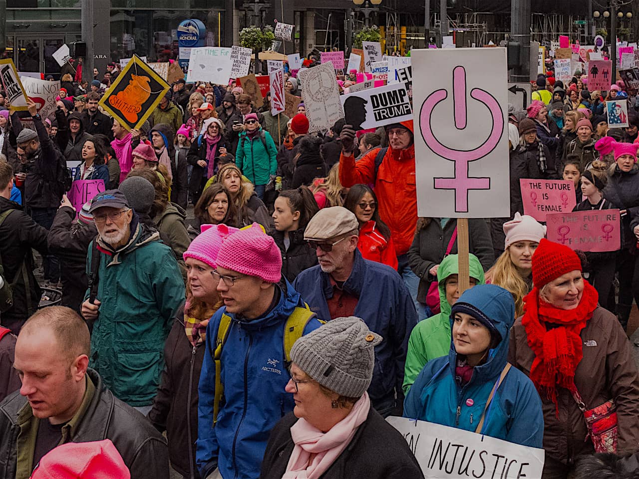 2018 Womens March, Seattle