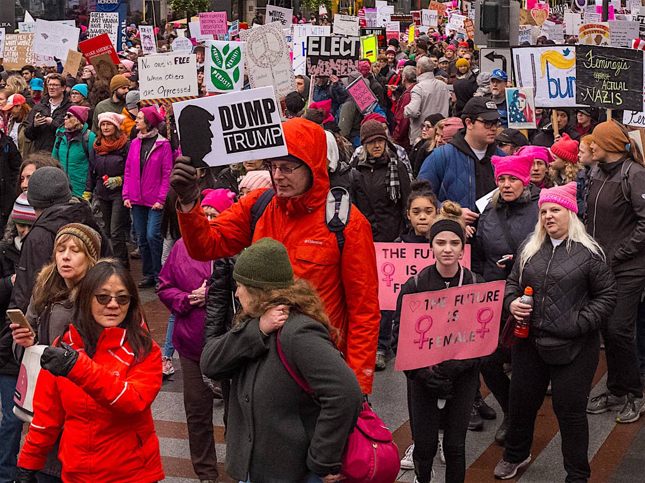 2018 Womens March, Seattle