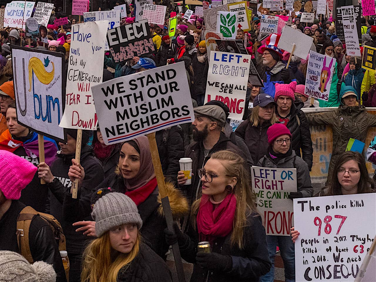 2018 Womens March, Seattle