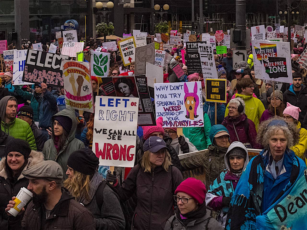 2018 Womens March, Seattle