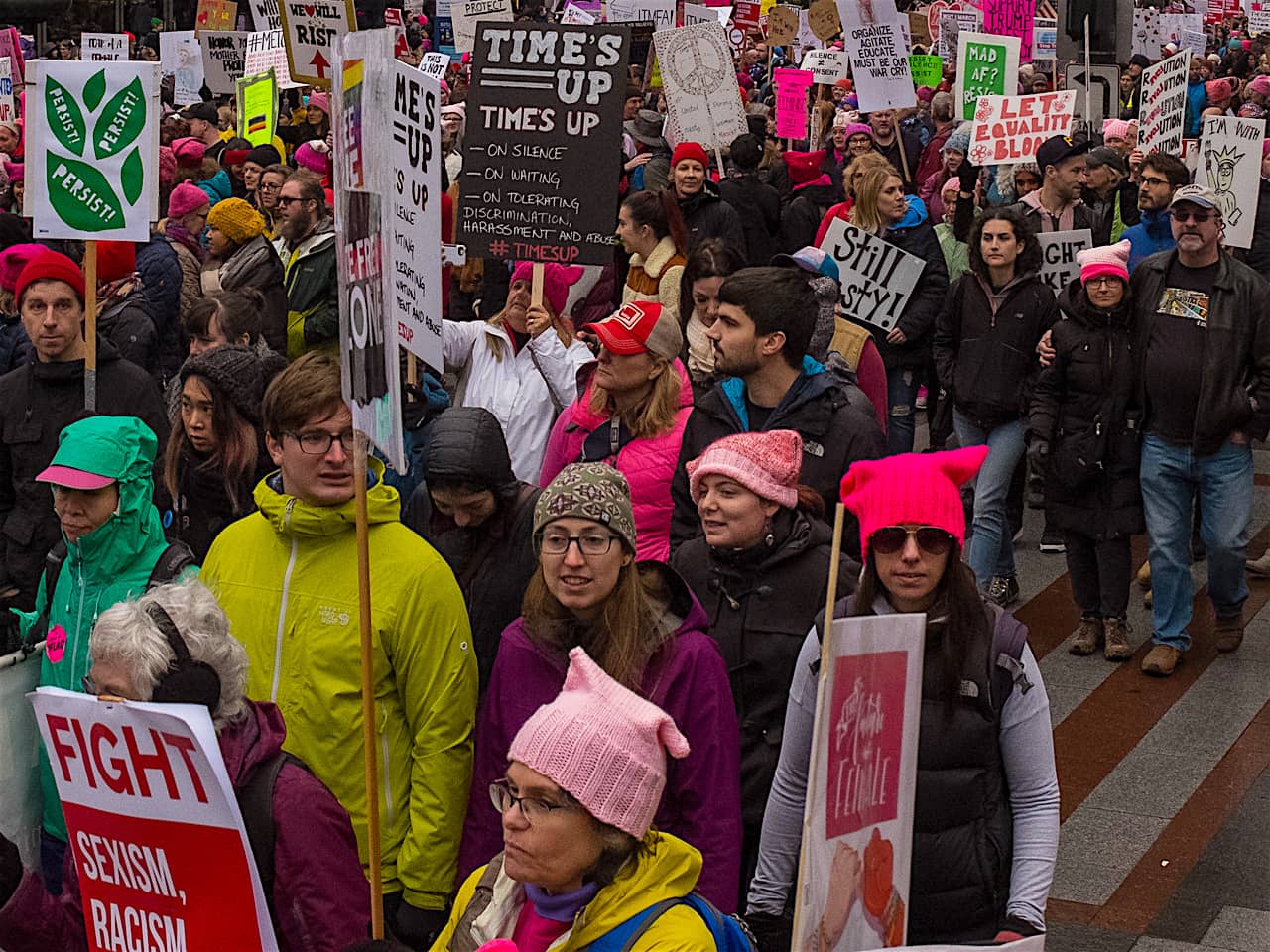 2018 Womens March, Seattle