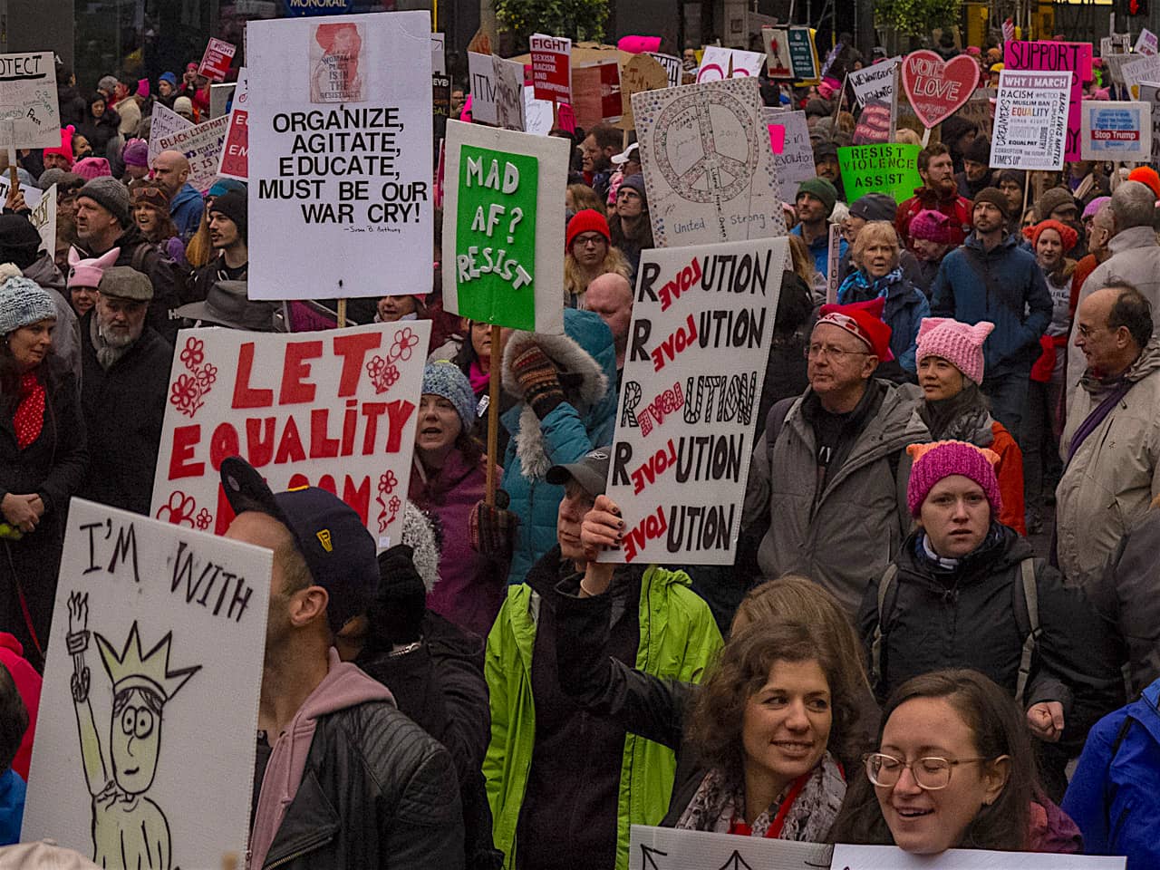 2018 Womens March, Seattle