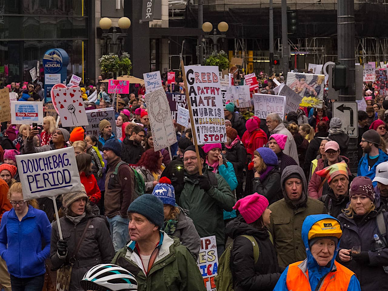 2018 Womens March, Seattle