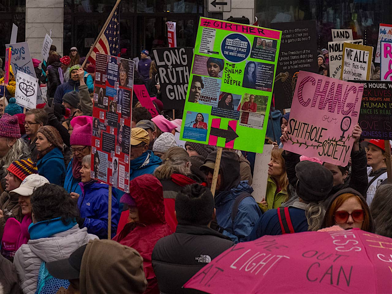 2018 Womens March, Seattle