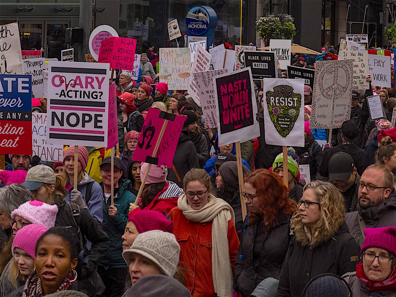 2018 Womens March, Seattle