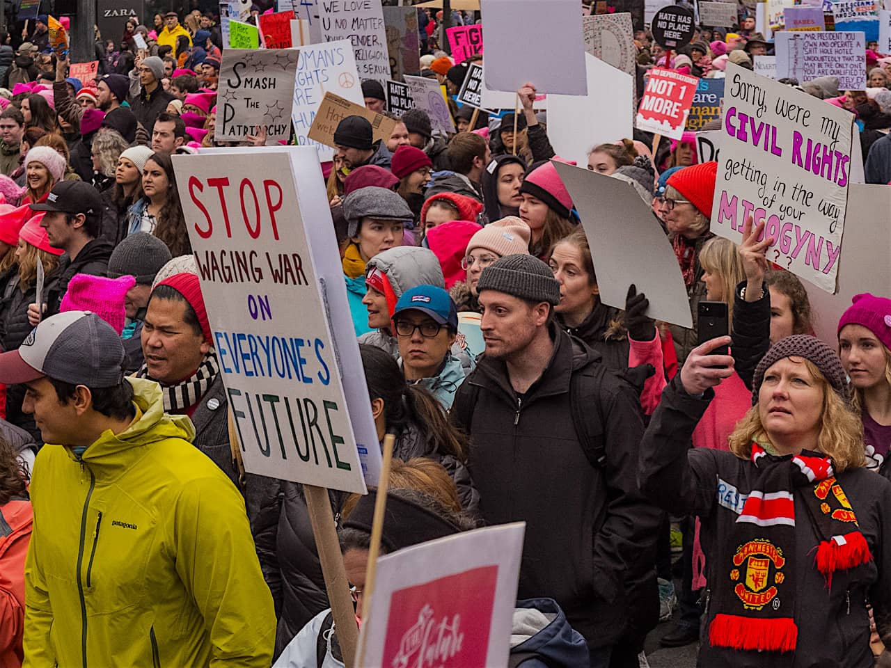 2018 Womens March, Seattle