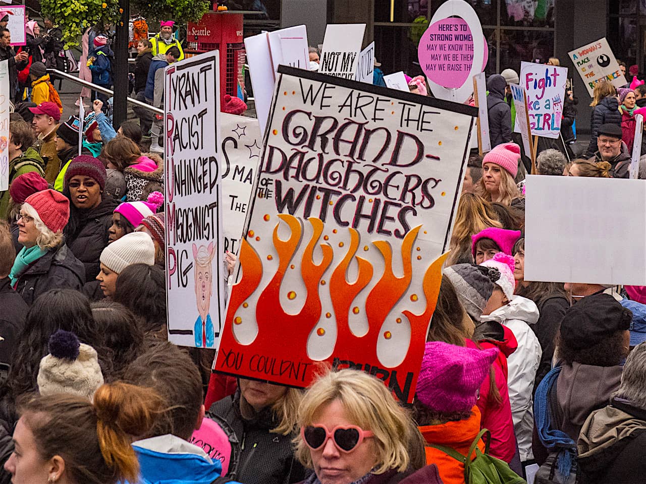 2018 Womens March, Seattle