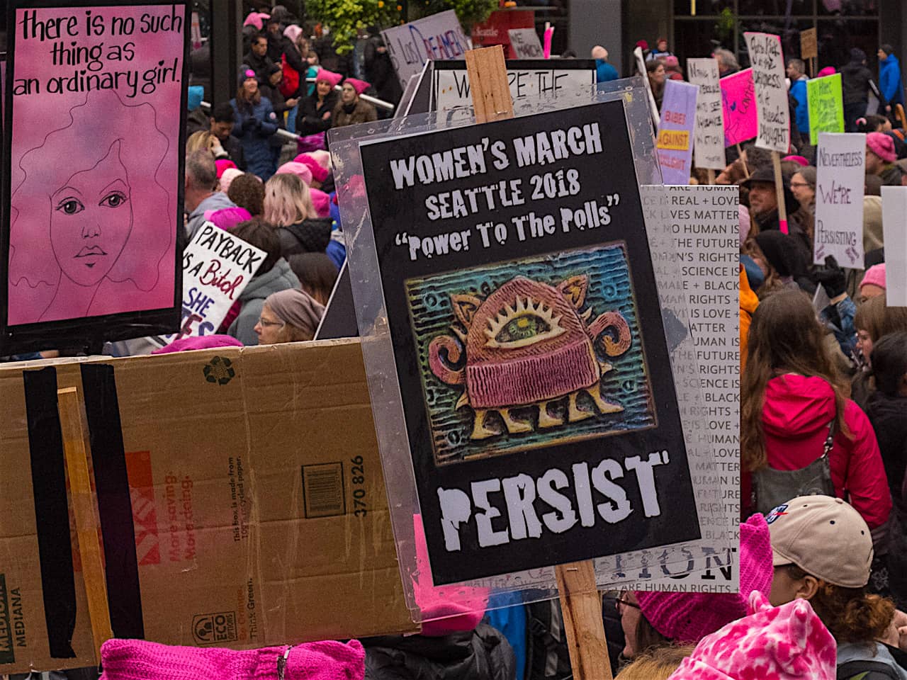 2018 Womens March, Seattle