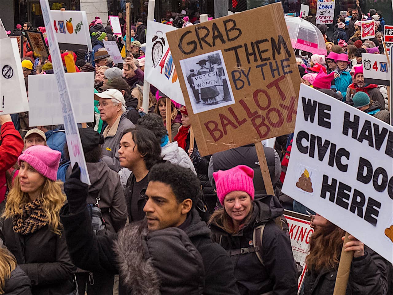 2018 Womens March, Seattle