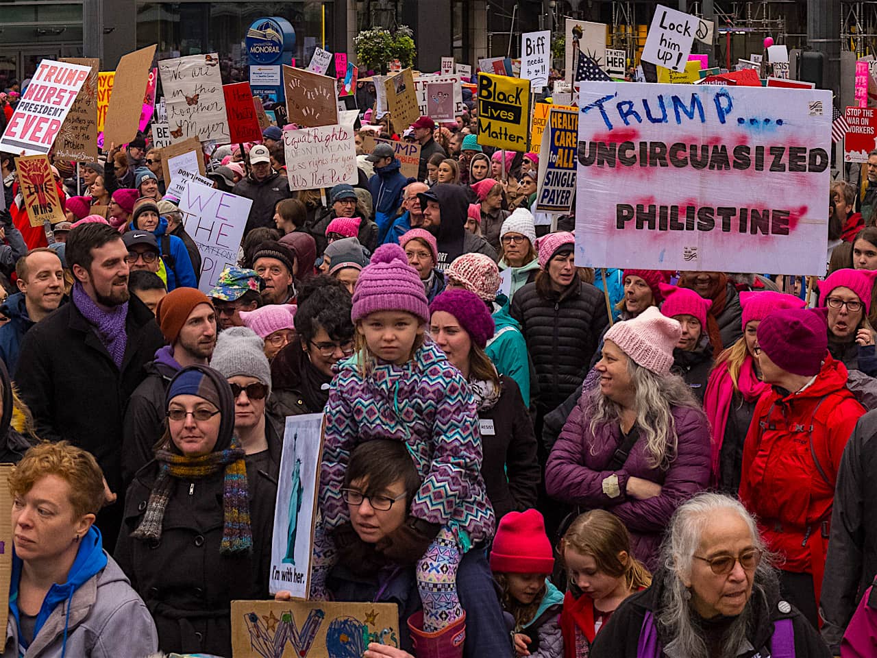 2018 Womens March, Seattle