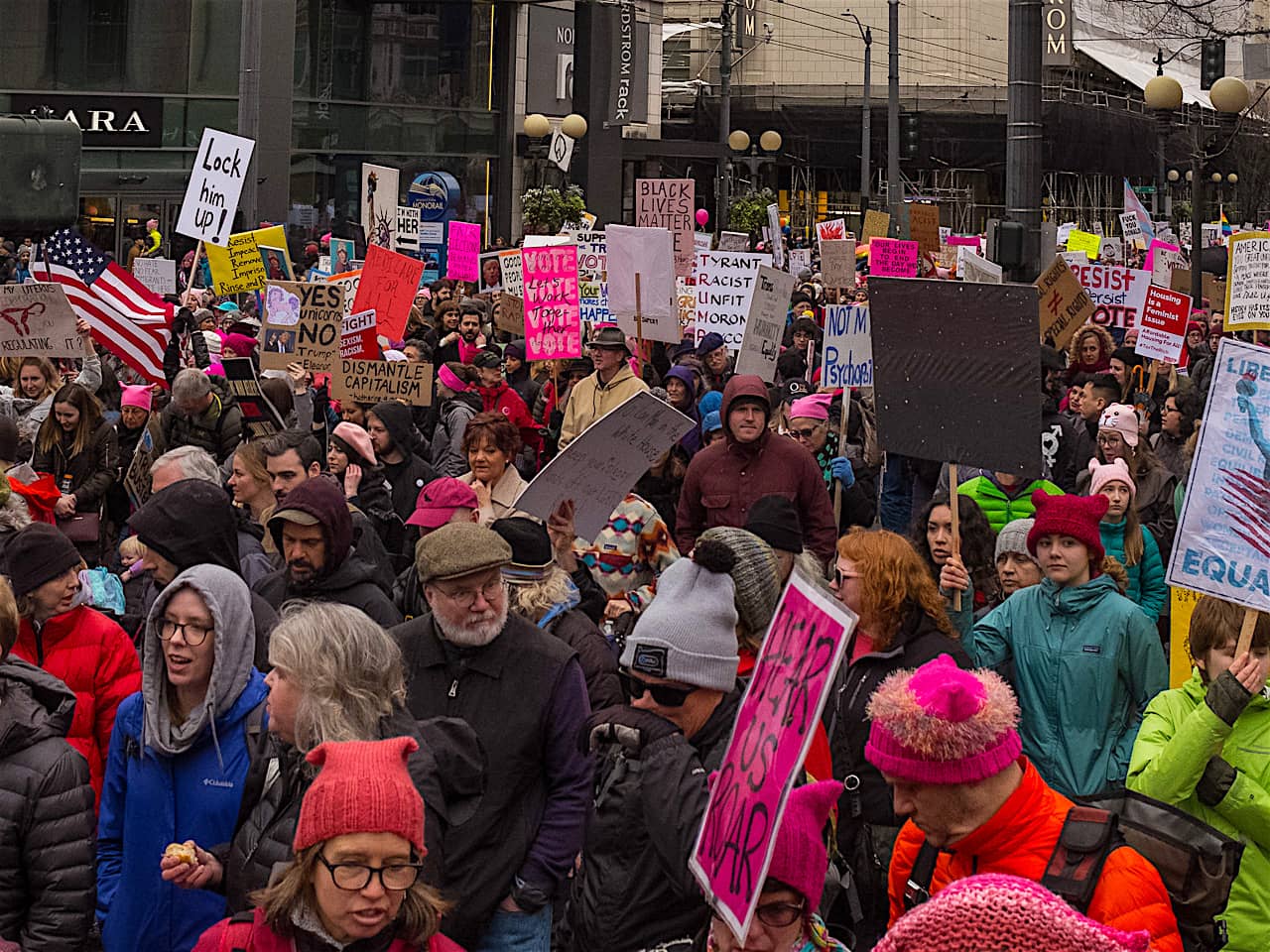 2018 Womens March, Seattle