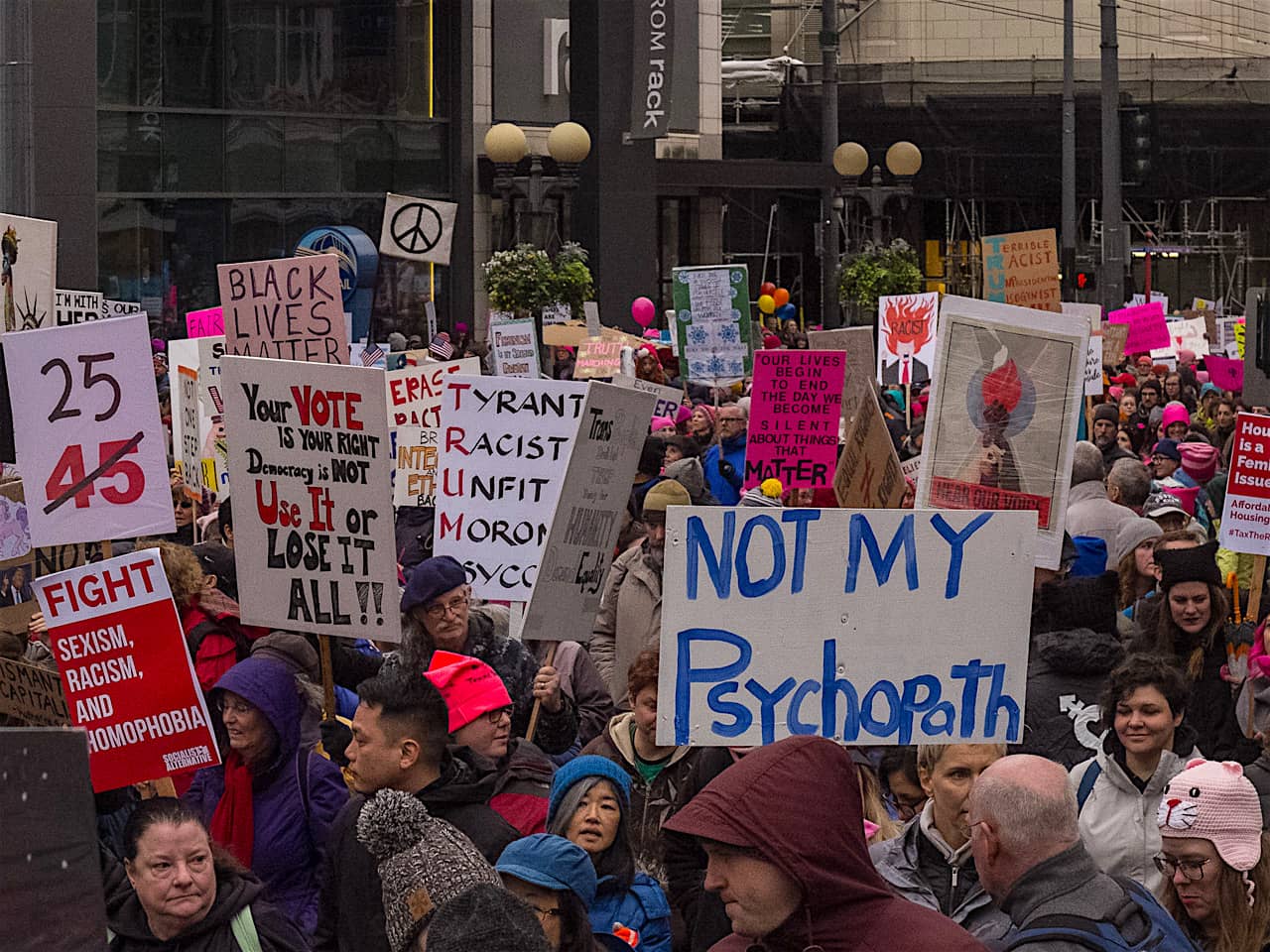 2018 Womens March, Seattle