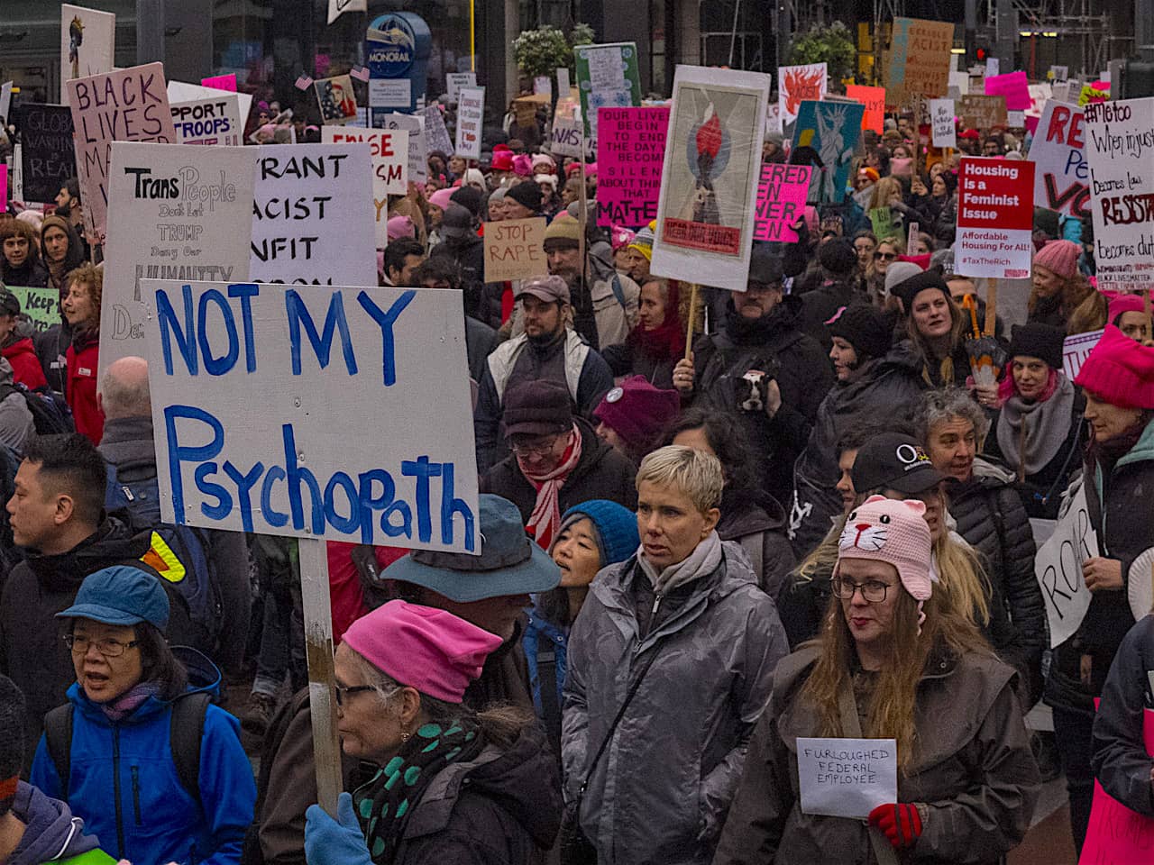 2018 Womens March, Seattle