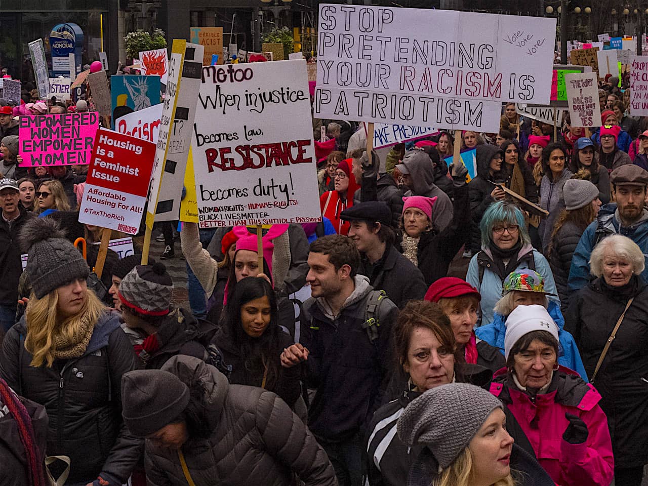 2018 Womens March, Seattle