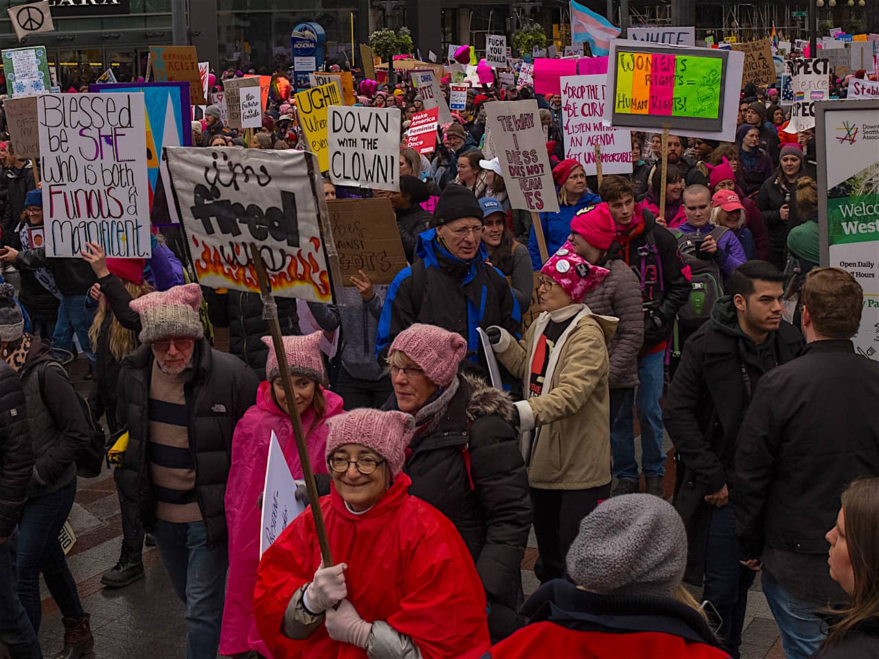 2018 Womens March, Seattle