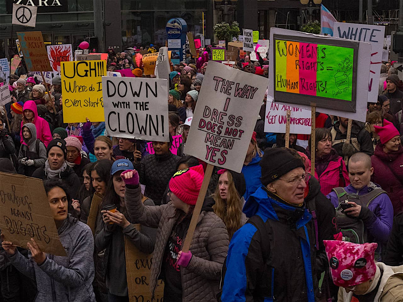 2018 Womens March, Seattle