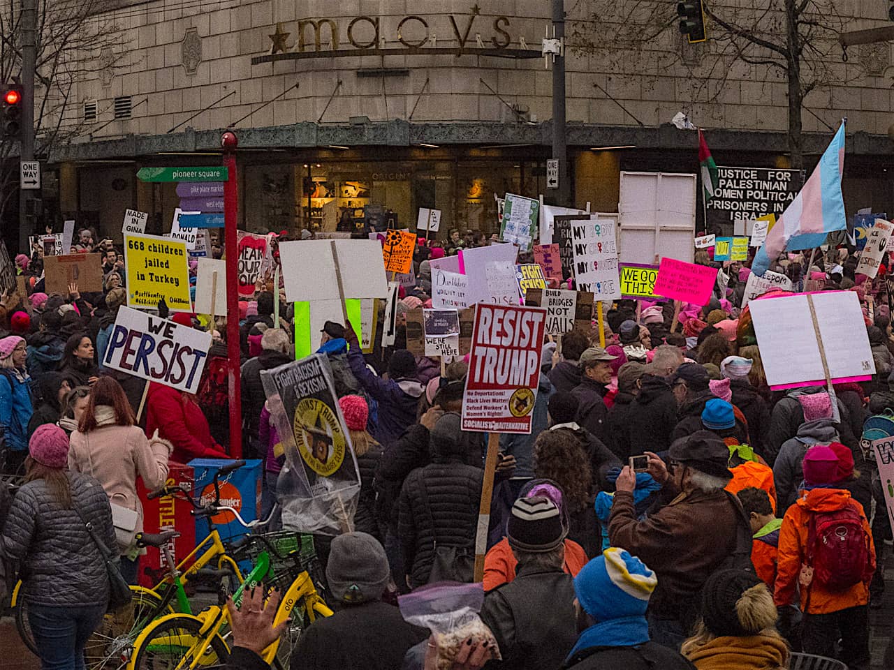 2018 Womens March, Seattle