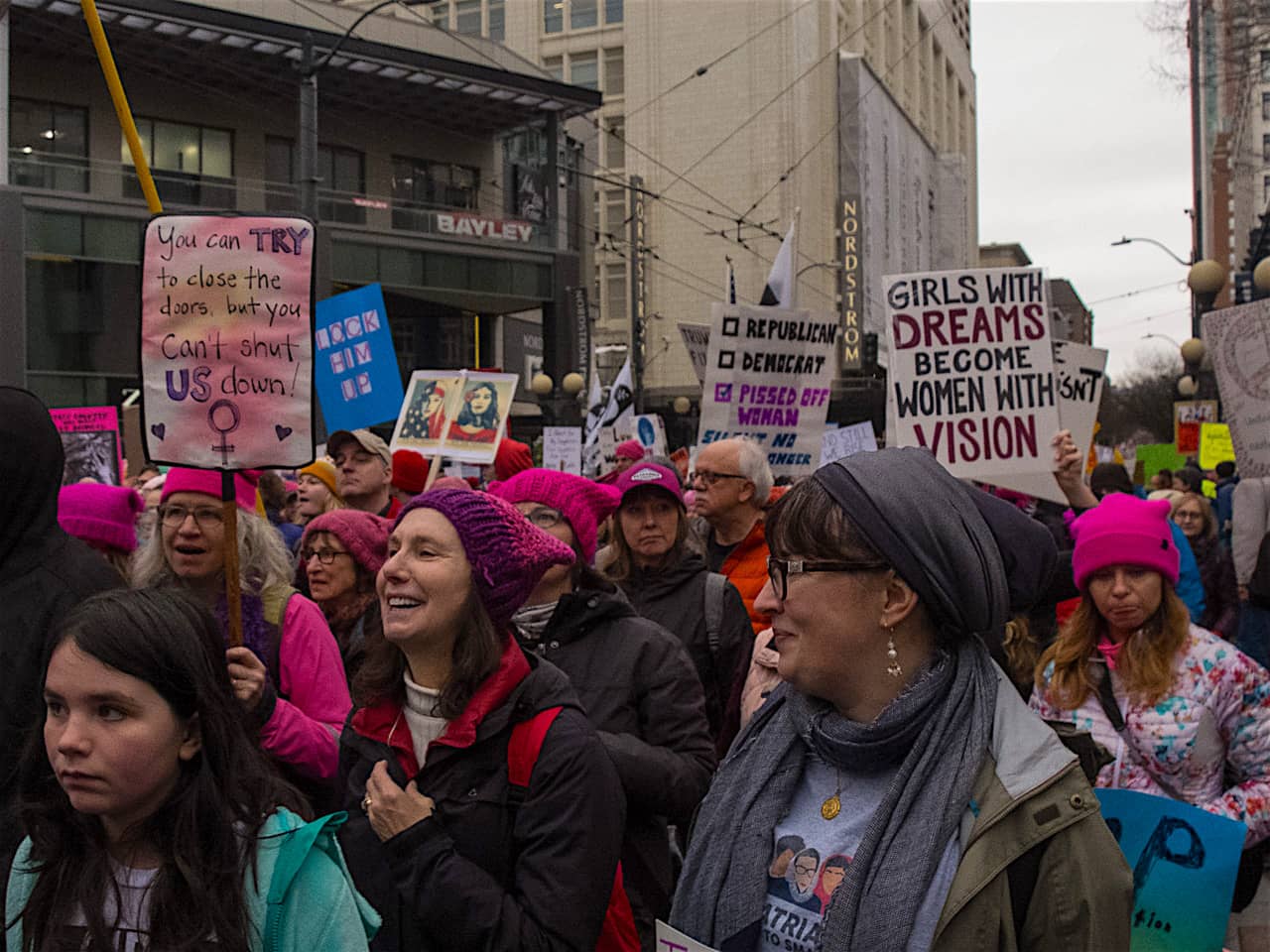 2018 Womens March, Seattle