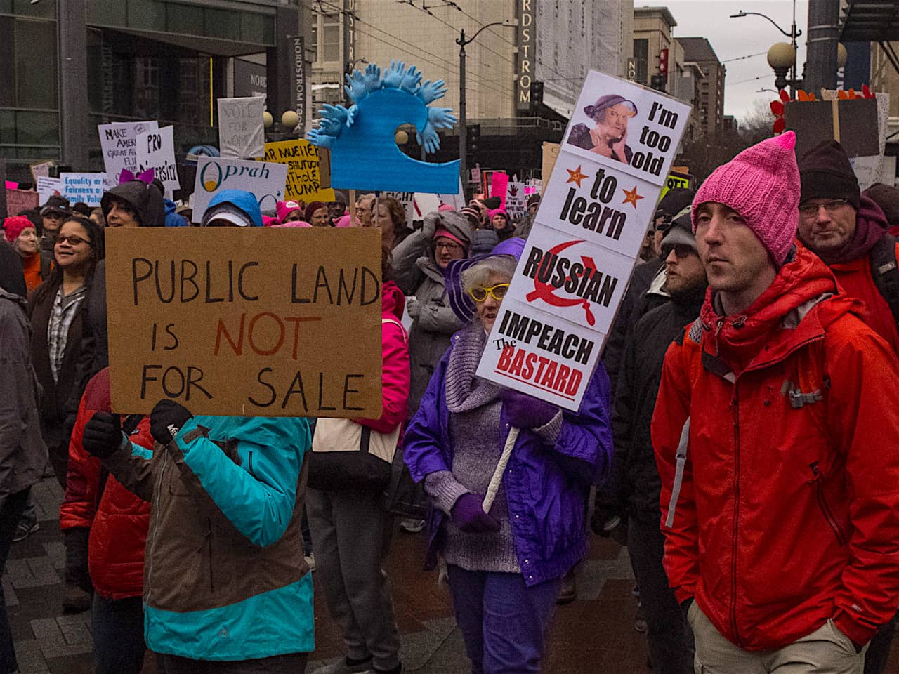 2018 Womens March, Seattle