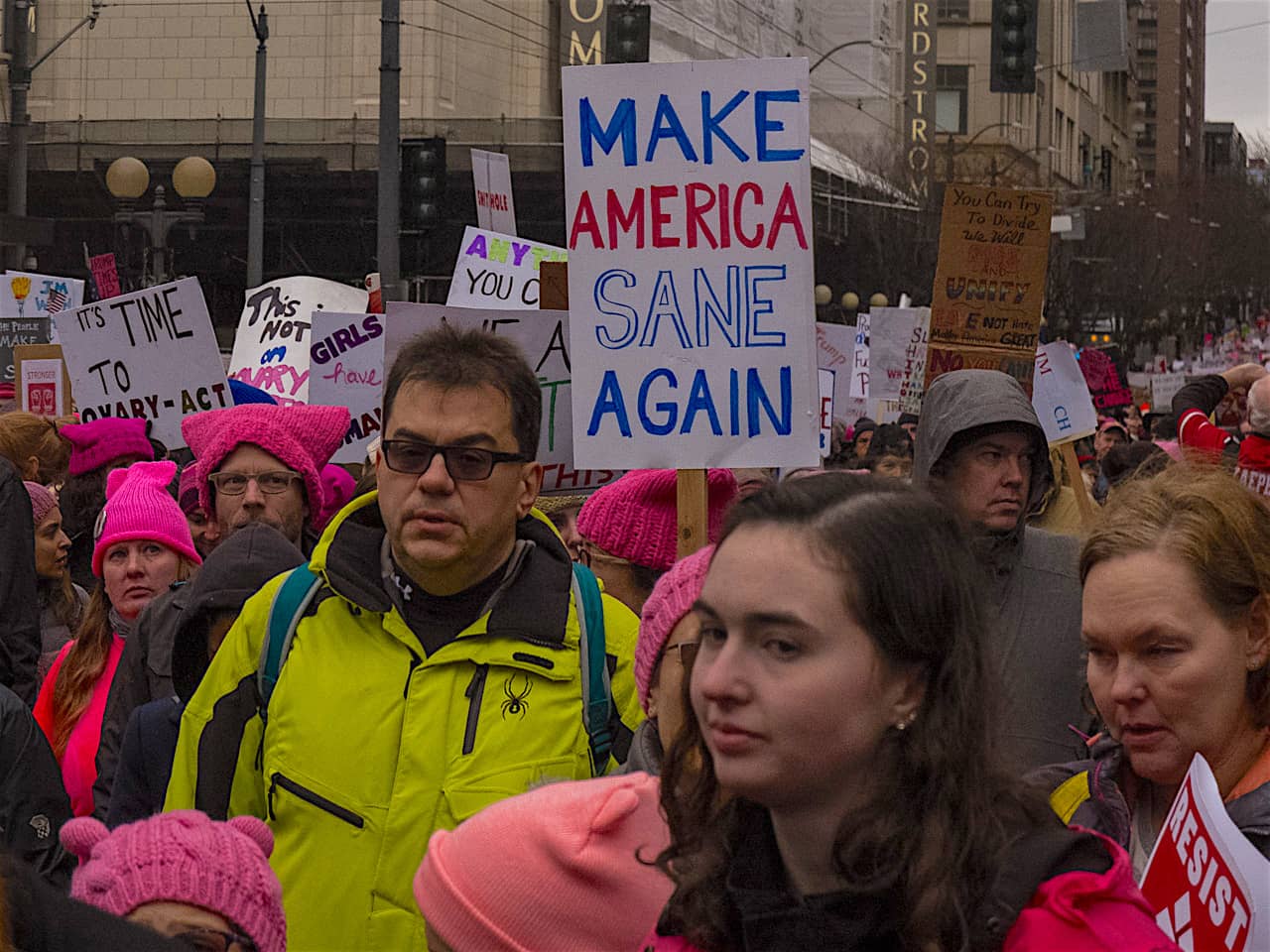 2018 Womens March, Seattle