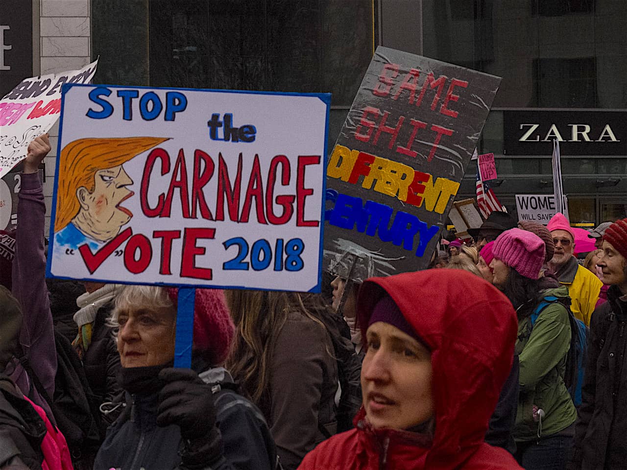 2018 Womens March, Seattle