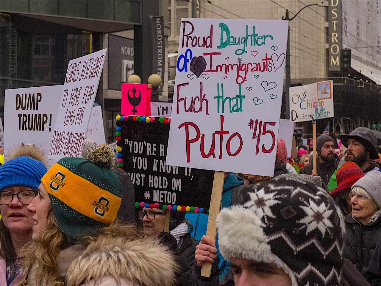 2018 Womens March, Seattle