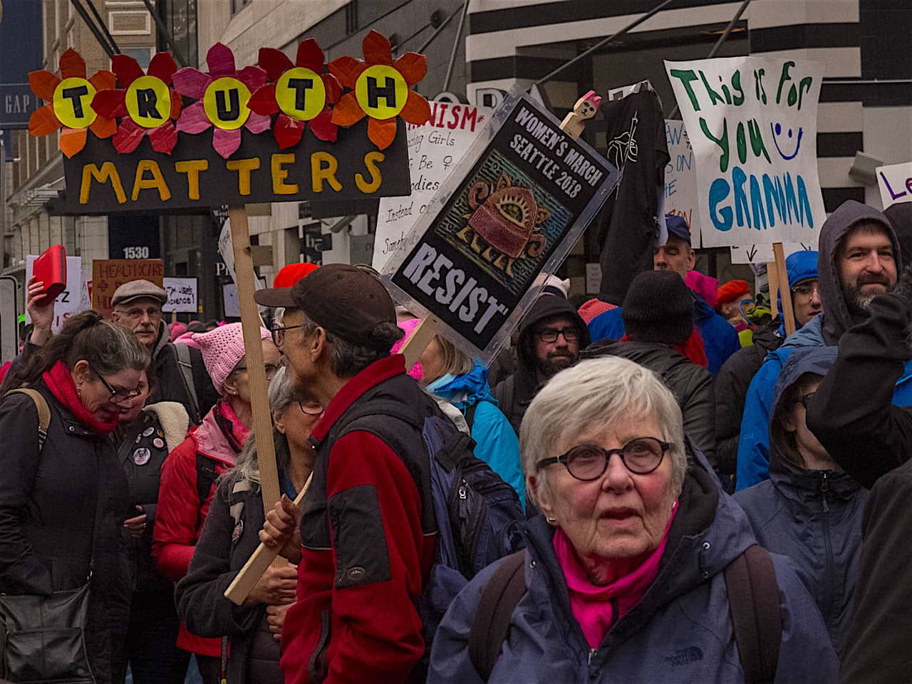 2018 Womens March, Seattle