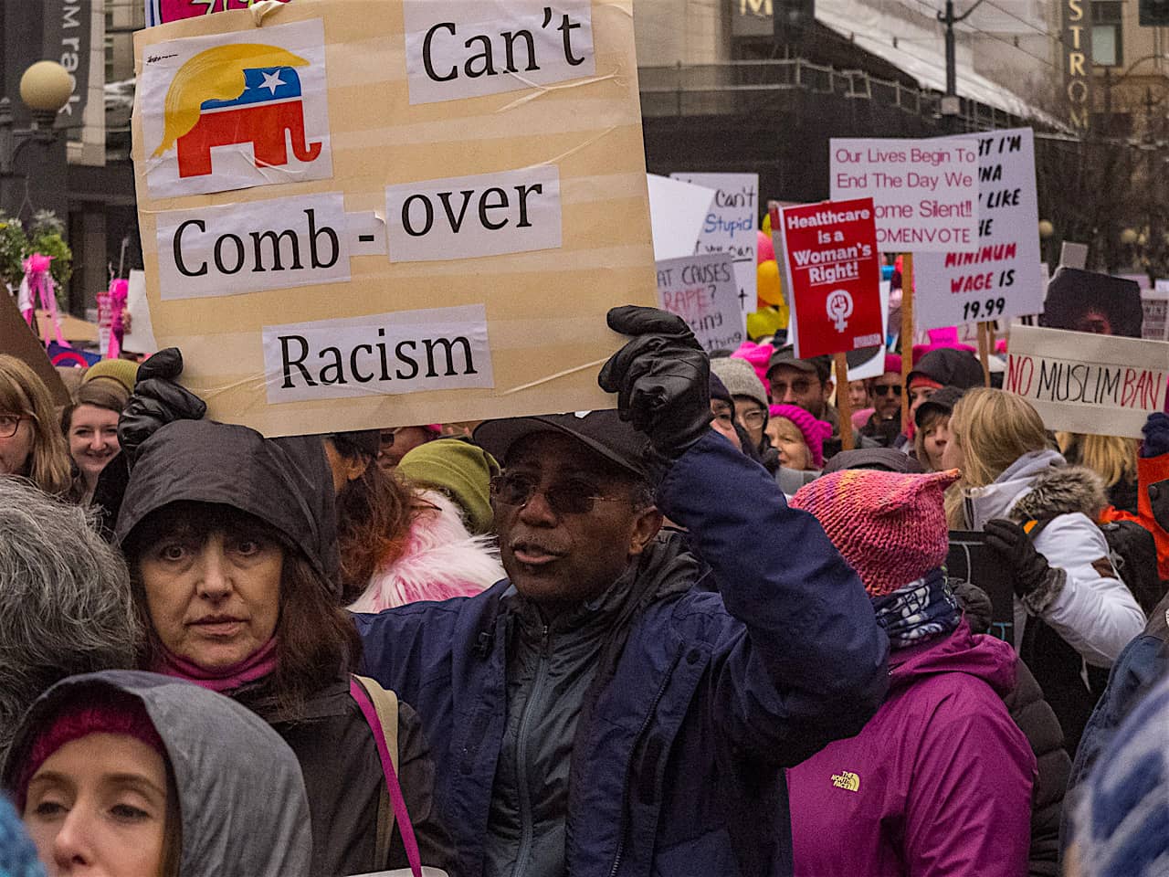 2018 Womens March, Seattle