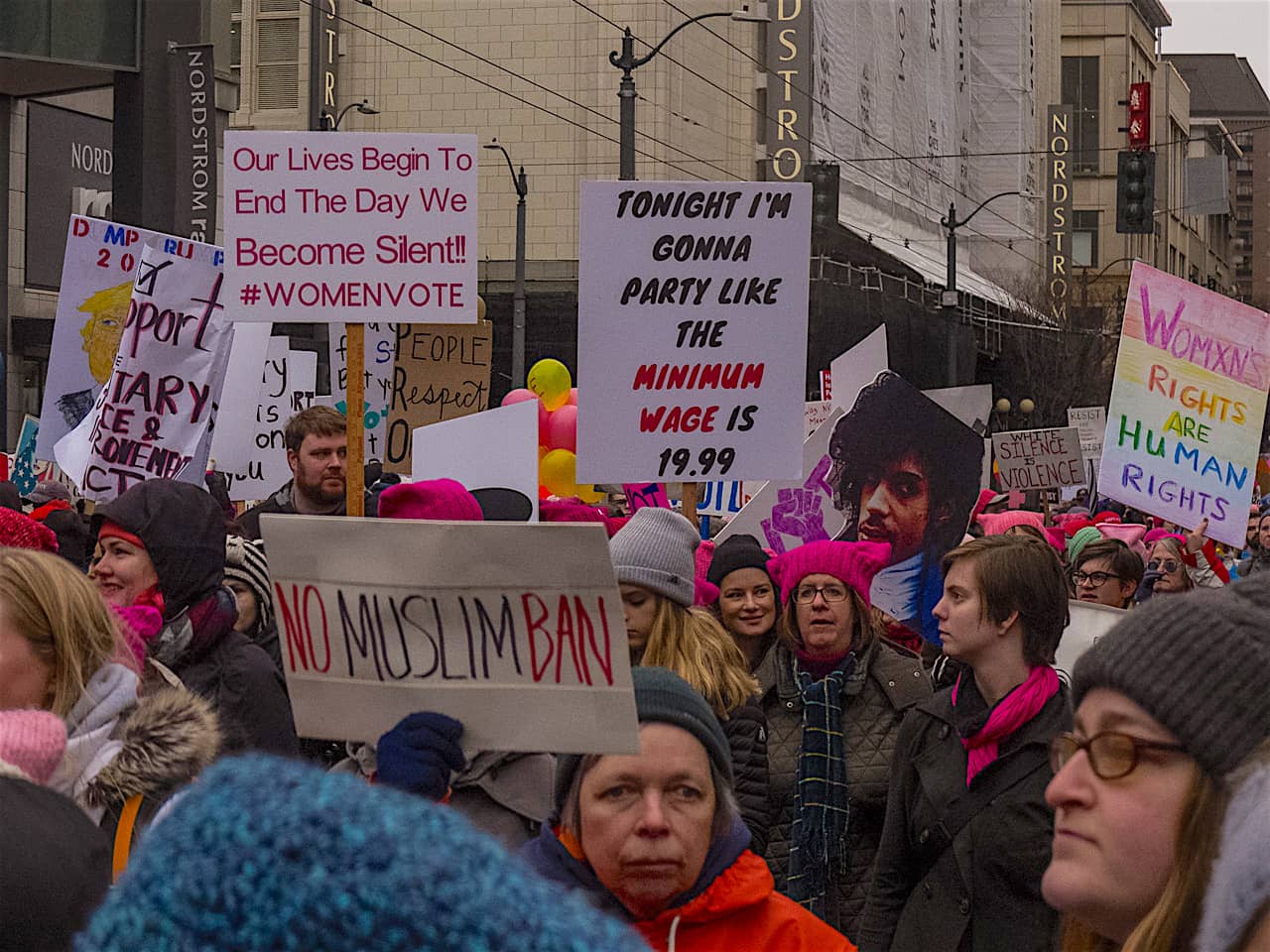 2018 Womens March, Seattle