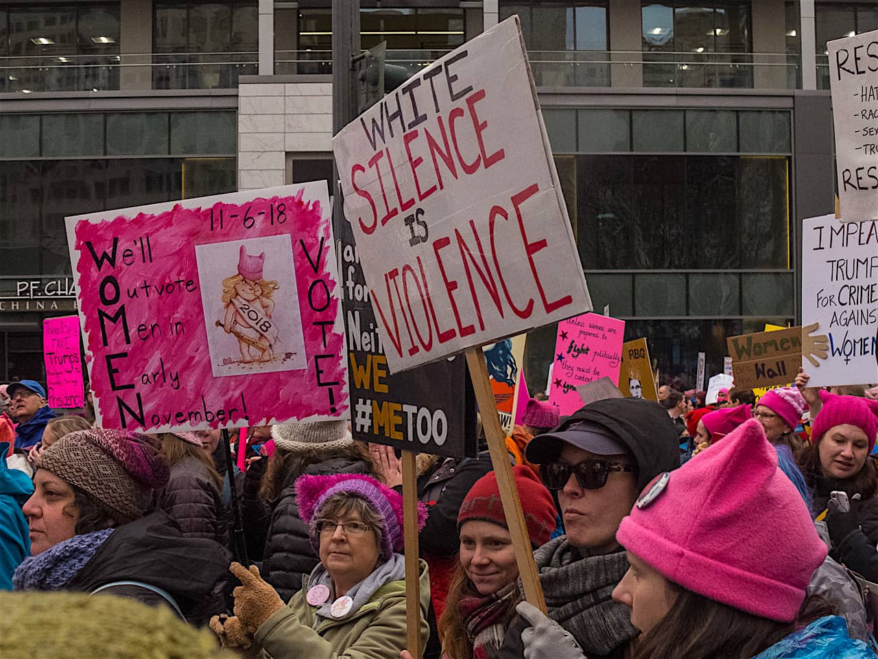 2018 Womens March, Seattle