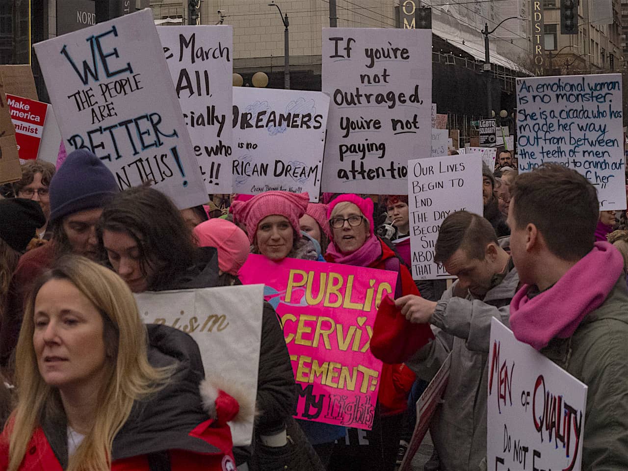 2018 Womens March, Seattle