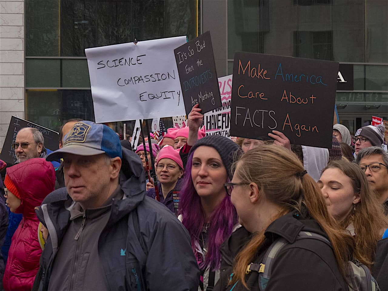 2018 Womens March, Seattle