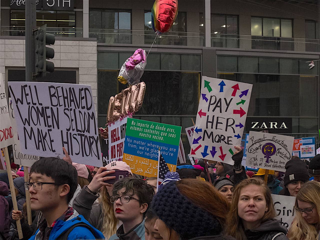 2018 Womens March, Seattle