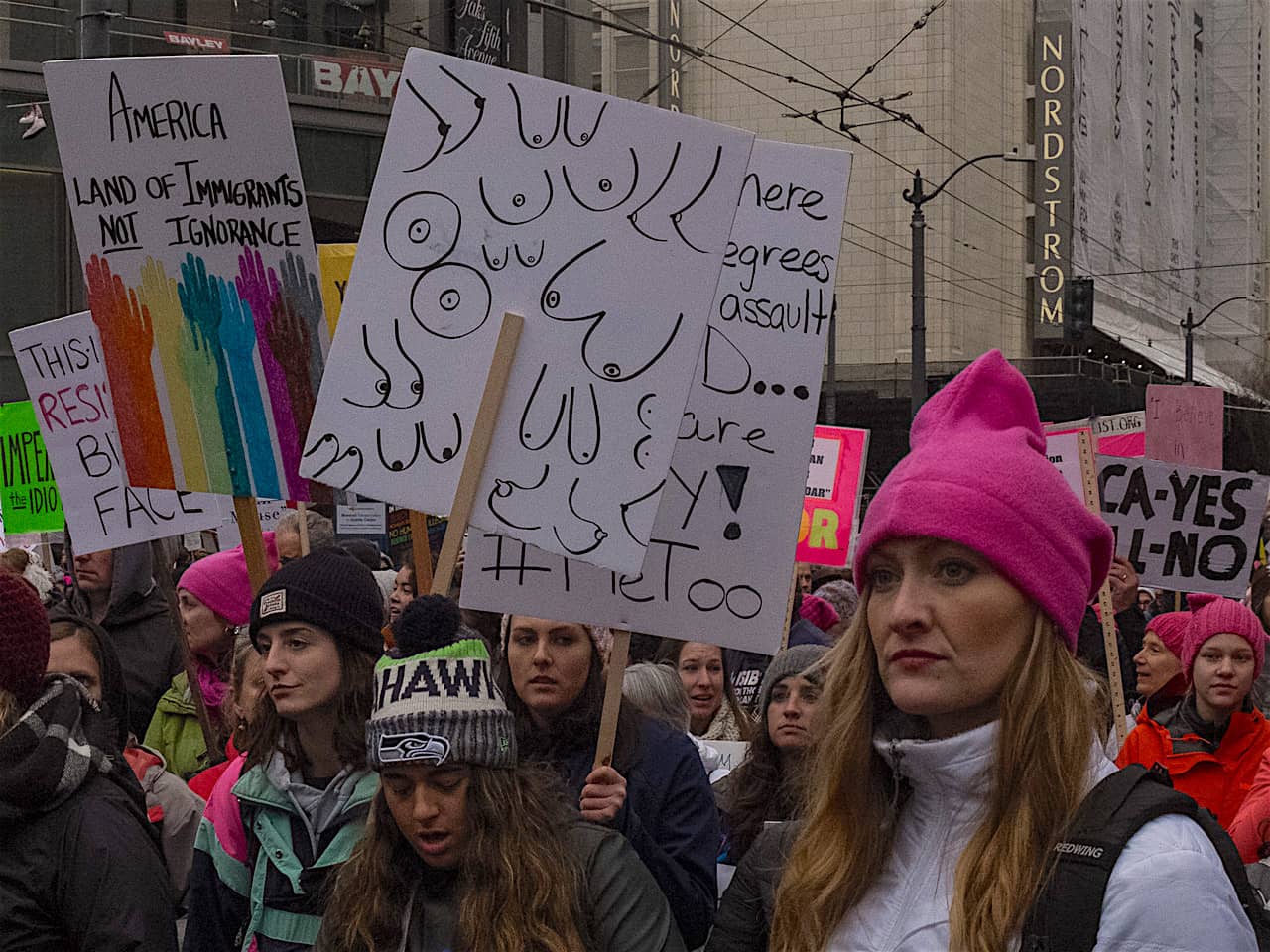 2018 Womens March, Seattle