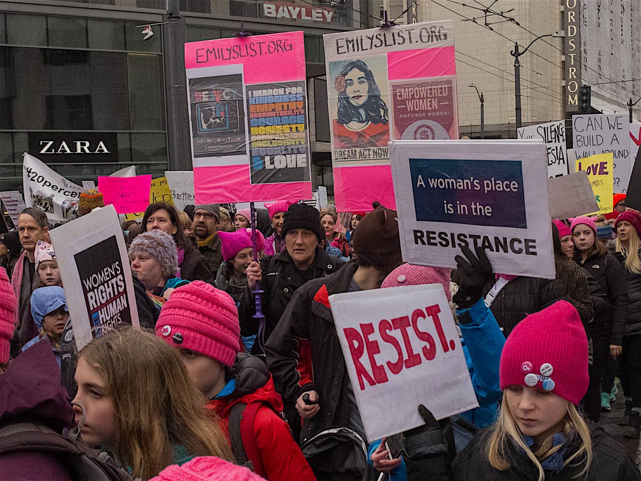 2018 Womens March, Seattle