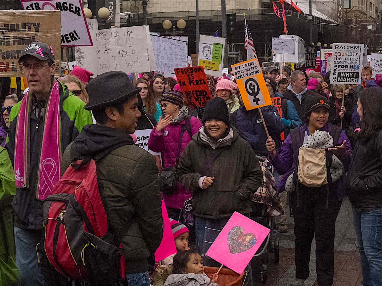 2018 Womens March, Seattle