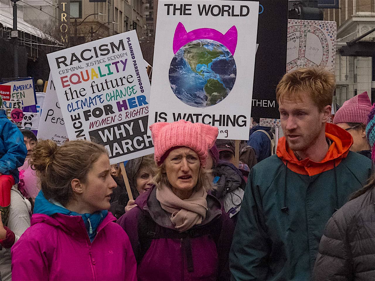 2018 Womens March, Seattle