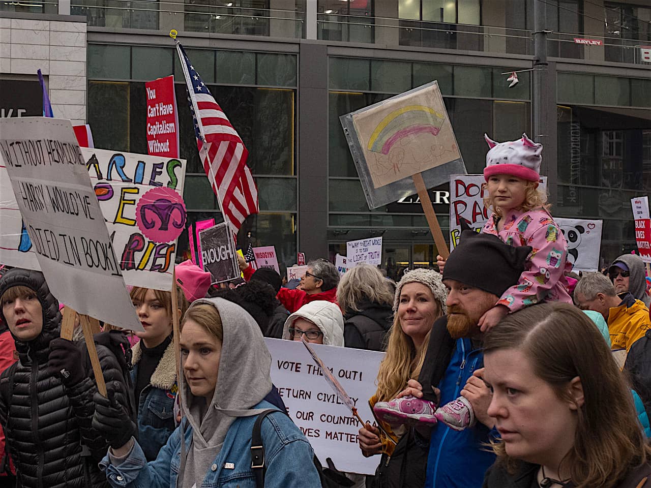 2018 Womens March, Seattle