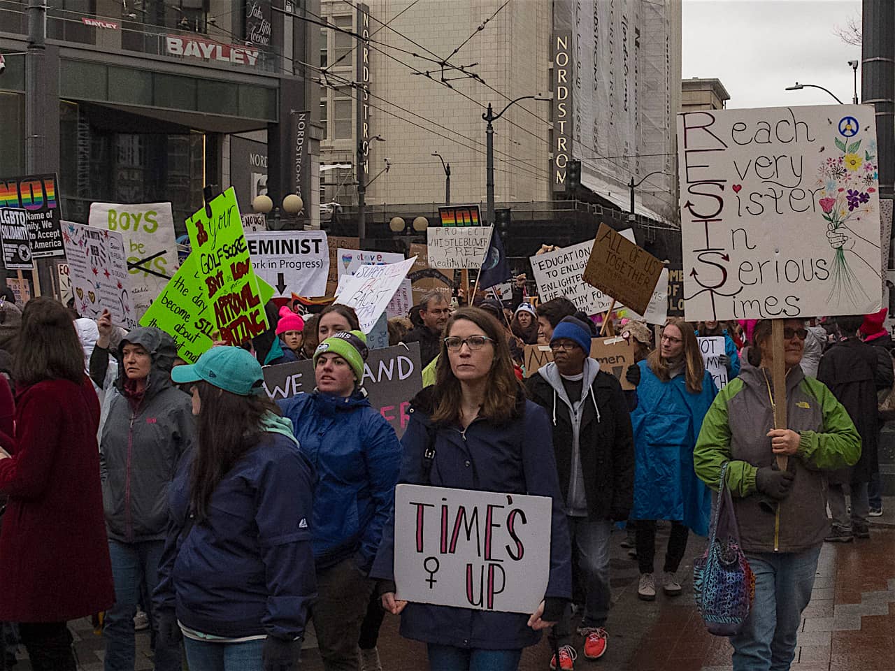 2018 Womens March, Seattle