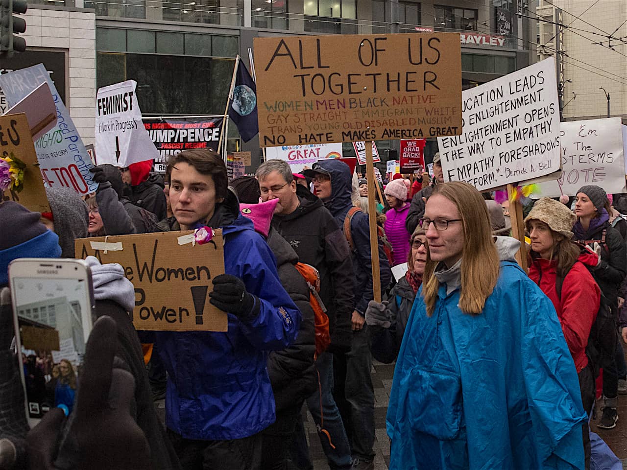 2018 Womens March, Seattle