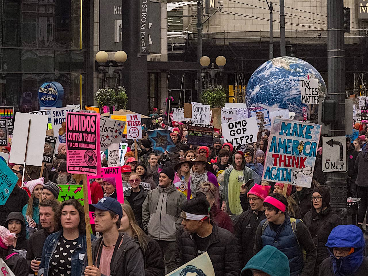 2018 Womens March, Seattle