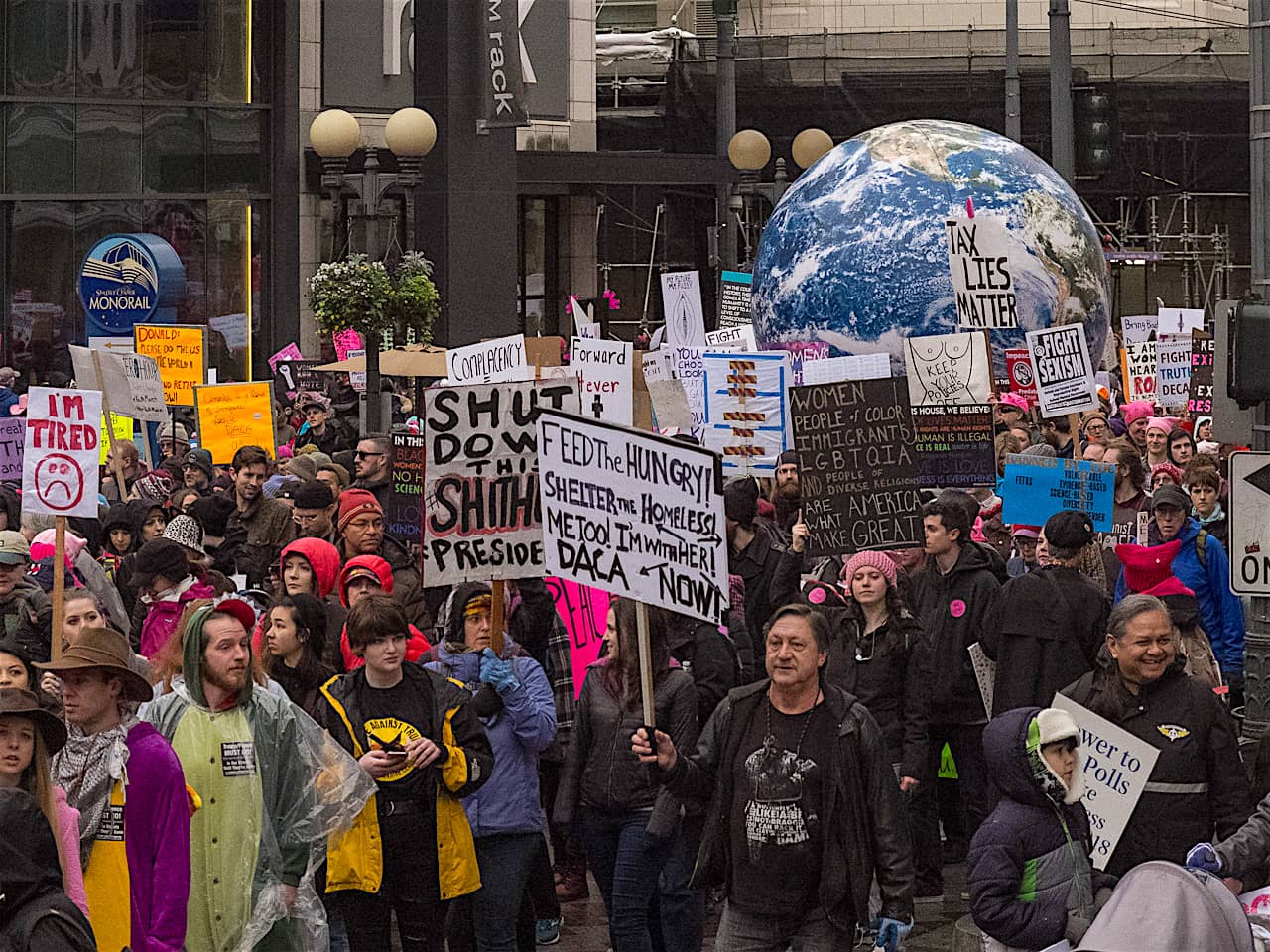 2018 Womens March, Seattle