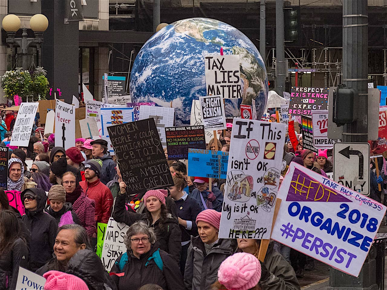 2018 Womens March, Seattle