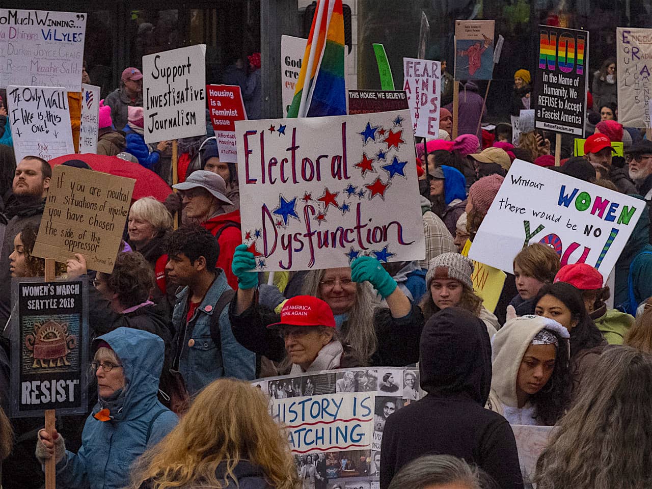 2018 Womens March, Seattle