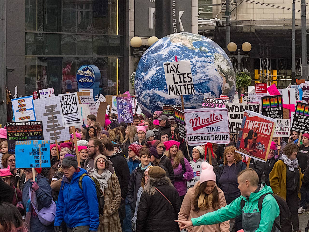 2018 Womens March, Seattle