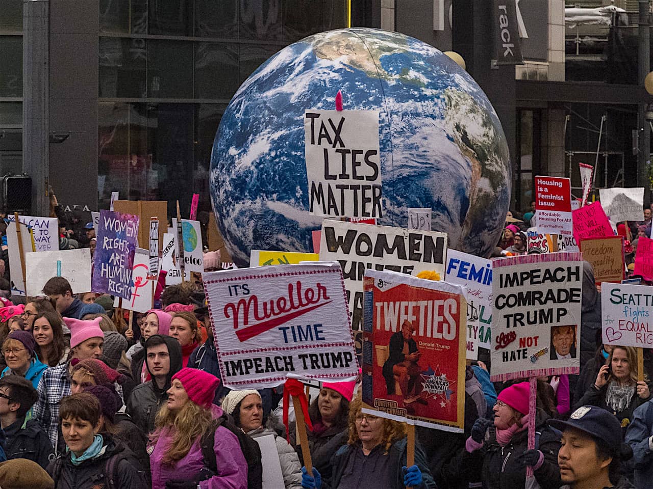 Signs and Globe