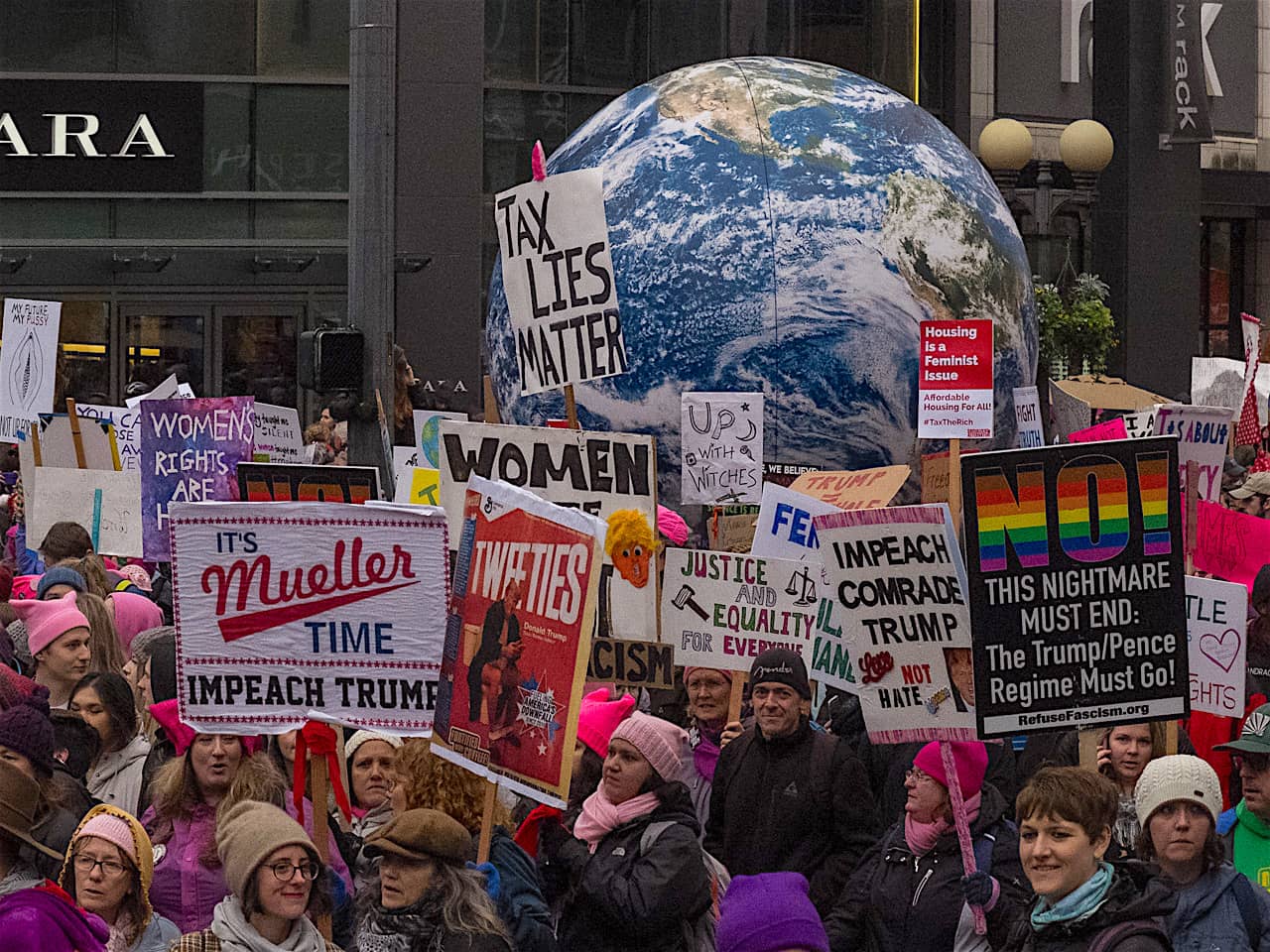 2018 Womens March, Seattle