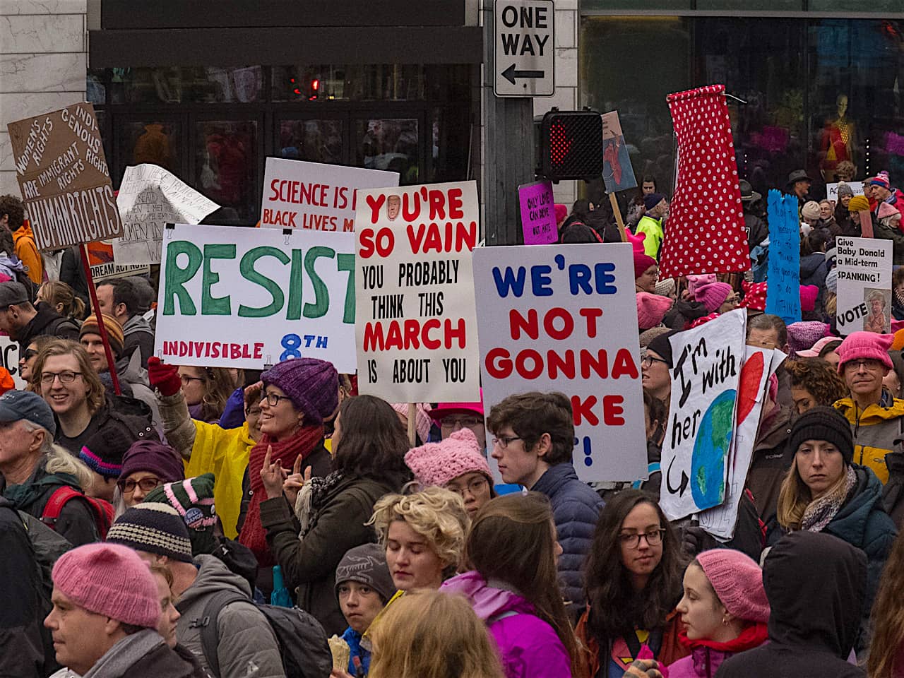 2018 Womens March, Seattle