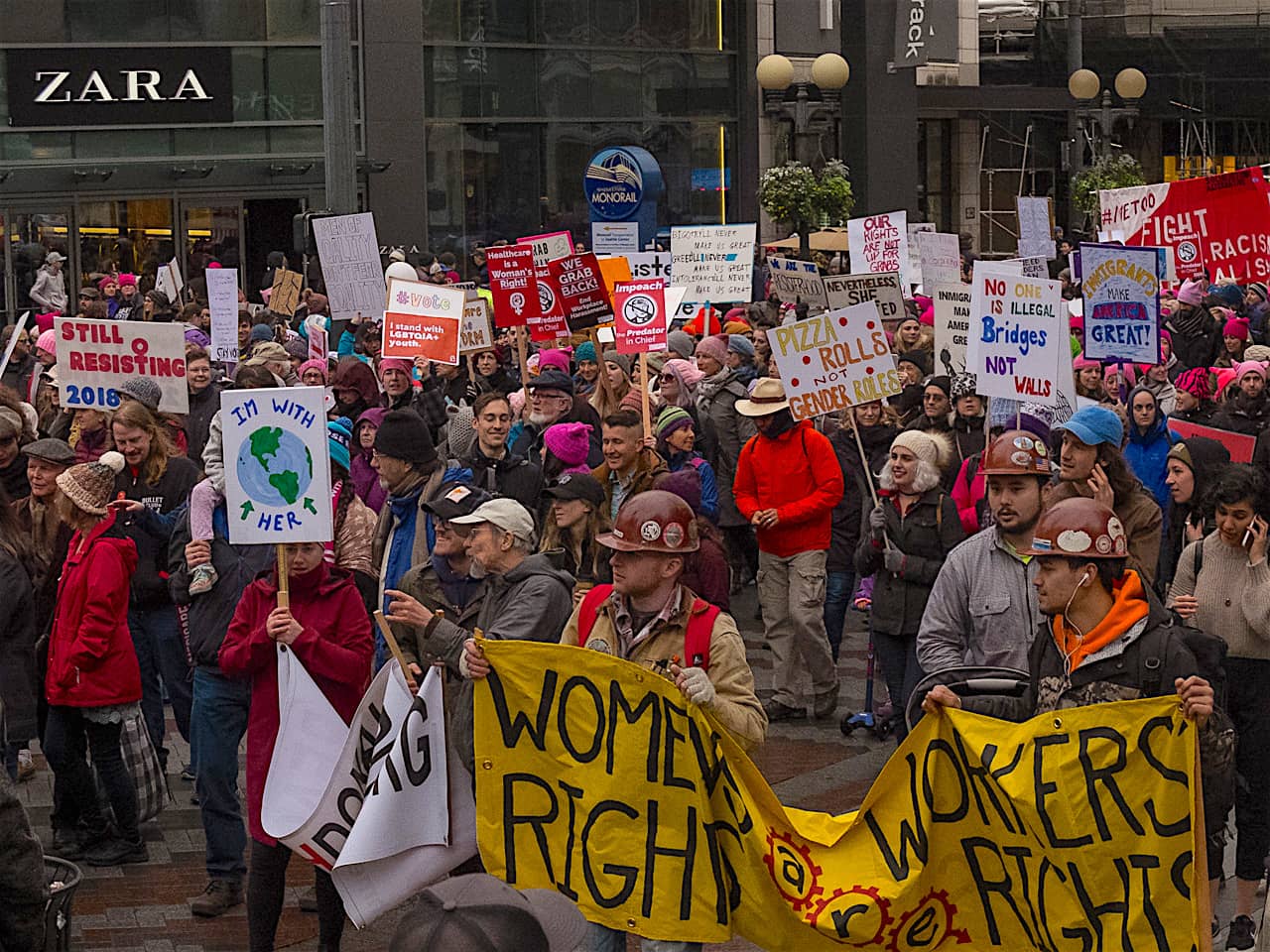 2018 Womens March, Seattle