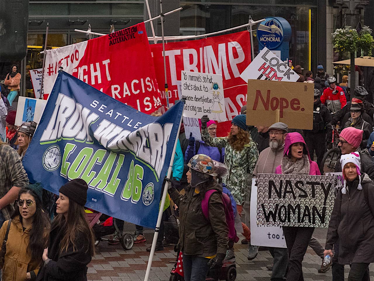 2018 Womens March, Seattle